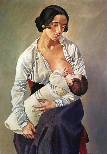 SEVERINI: MATERNITY, 1916. Gino Severini: Maternity. Oil on canvas, 1916