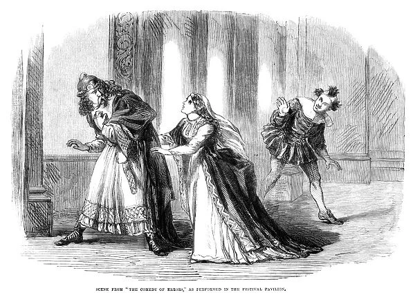 SHAKESPEARE PAVILION, 1864. Performance of The Comedy of Errors, at the Tercentenary