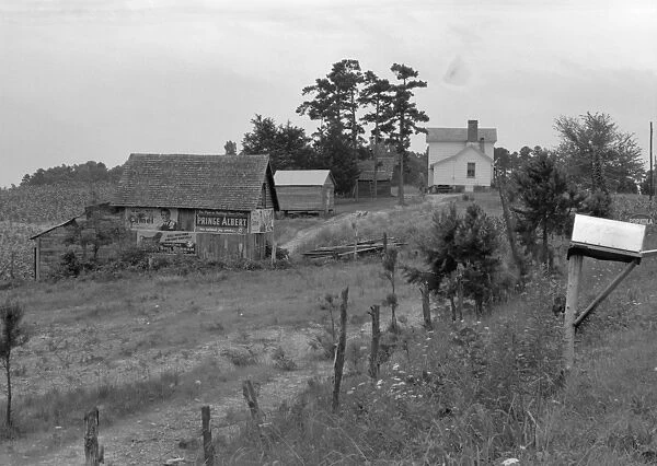 SHARECROPPER HOME, 1939. Home of a family of African American sharecroppers