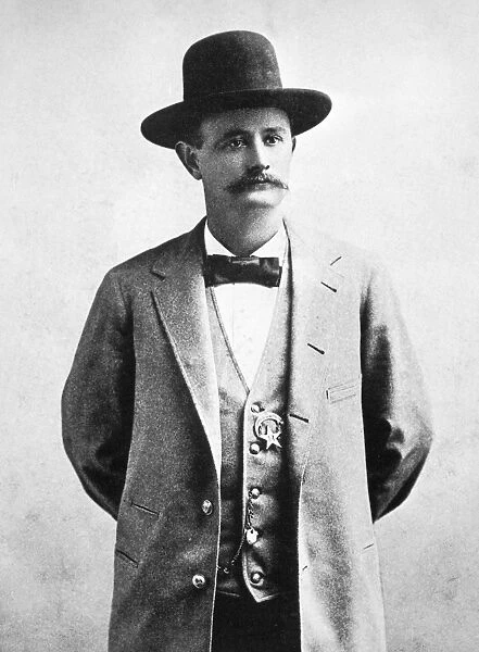 SHERIFF, 19th CENTURY. The Sheriff of El Reno, Oklahoma Territory, possibly identified