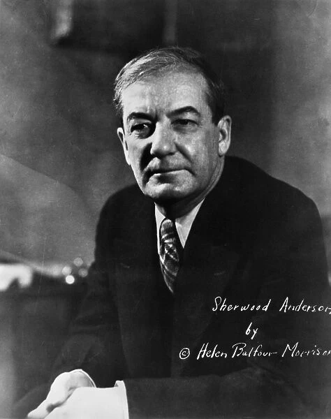 SHERWOOD ANDERSON (1876-1941). American writer. Photograph by Helen Balfour-Morrison, 1930s