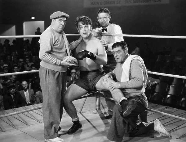Silent Film Still: Boxing