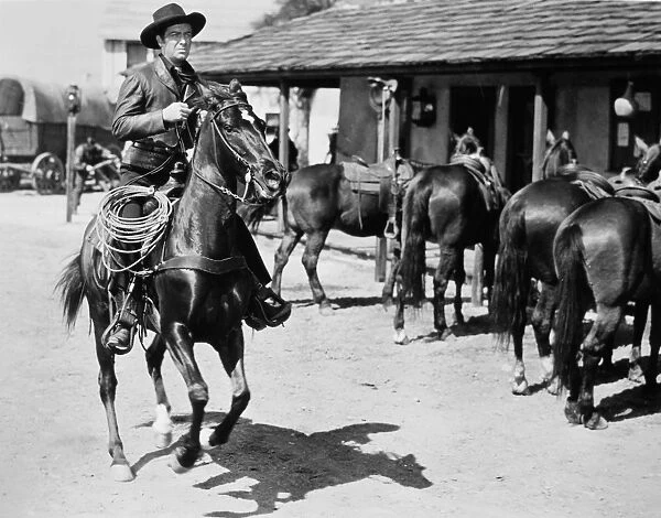 Silent Film Still: Cowboys