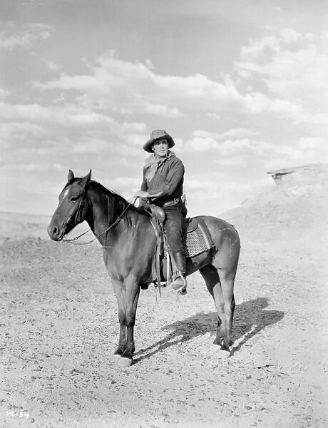 SILENT FILM STILL: COWBOYS. William Farnum in The Painted Desert, 1931
