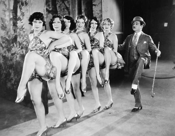 SILENT FILM STILL: DANCING. A scene from Excess Baggage, 1928