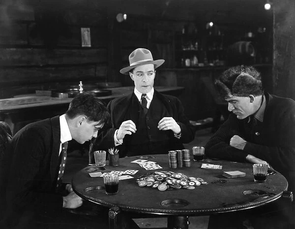 Silent Film Still: Gambling