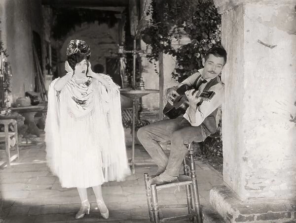 SILENT FILM STILL: MUSIC. Mae Murray (1889-1965)