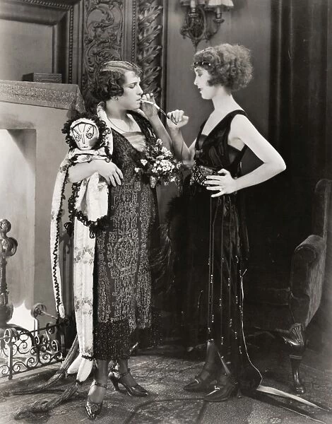 SILENT FILM STILL: SMOKING. Evelyn Brent in Interference, 1928