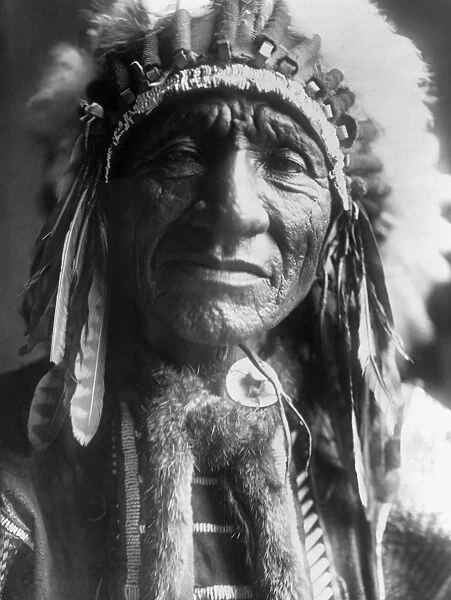 SIOUX MAN, c1907. Red Dog (Shunka Luta), an Oglala Sioux Native American man