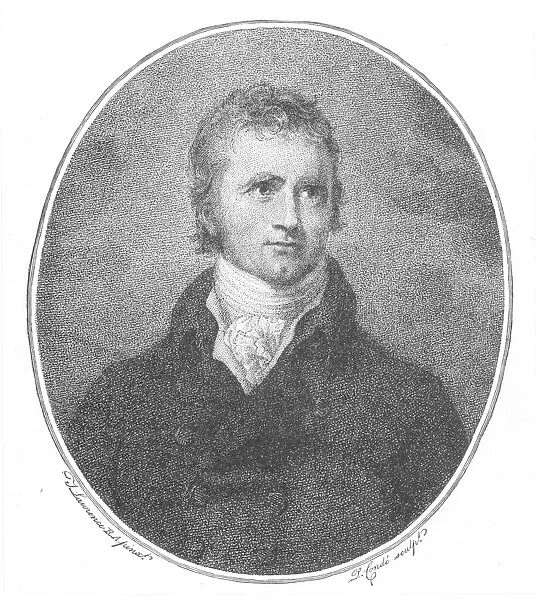 SIR ALEXANDER MacKENZIE (1764-1820). Scottish explorer. Stipple engraving, 1802, after Sir Thomas Lawrence