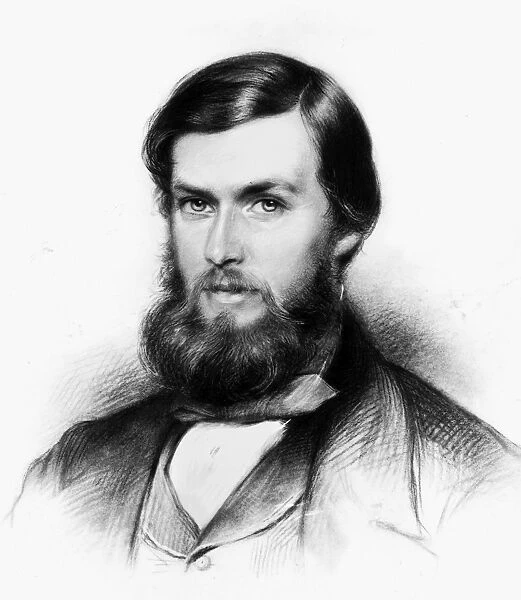SIR EDWARD BURNETT TYLOR (1832-1917). English anthropologist. Chalk and pastel by George Bonavia