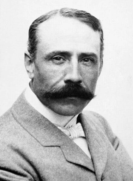 SIR EDWARD ELGAR (1857-1934). English composer. Photographed, c1905, by Edgar T