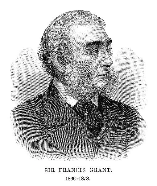 SIR FRANCIS GRANT (1803-1878). Scottish painter and president of the Royal Academy, 1866-1878