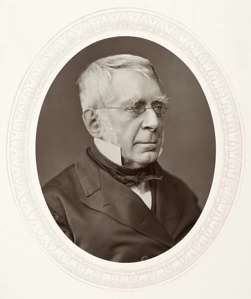 SIR GEORGE BIDDELL AIRY (1801-1892). English astronomer. Woodburytype, c1877