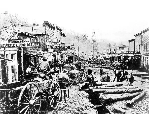 SOUTH DAKOTA: DEADWOOD. Photographed 1876