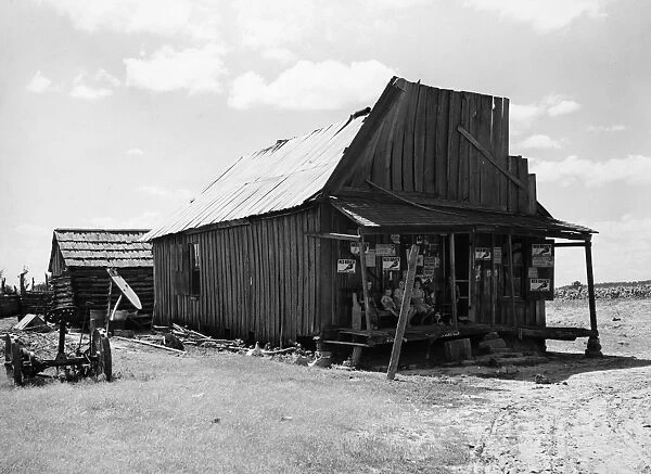 SOUTHERN SHACK, c1930. A scene in the rural South. Photograph, c1930