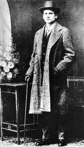 STANISLAUS JOYCE (1884-1955). Brother of the Irish writer, James Joyce. Photographed in Trieste, Italy, c1905