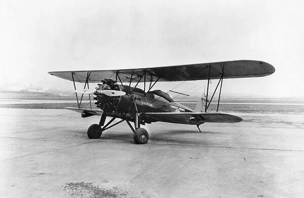 STEARMAN AIRPLANE, 1928. A Stearman C3MB biplane powered by a Wright J-5 Whirwind engine