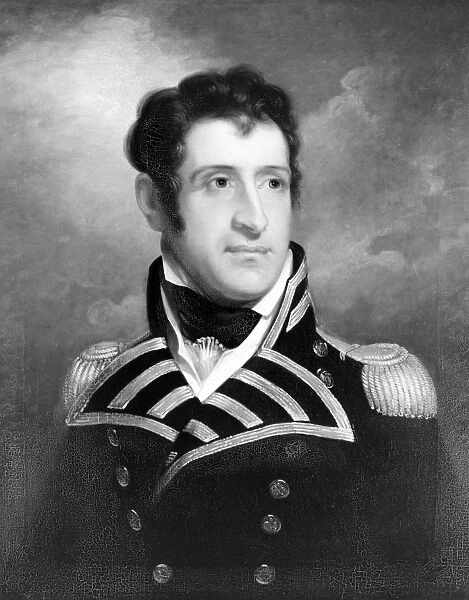 STEPHEN DECATUR (1779-1820). American naval commander. Oil on canvas by Rembrandt Peale