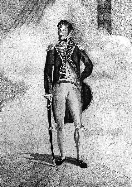 STEPHEN DECATUR (1779-1820). American naval officer. Lithograph, 19th century