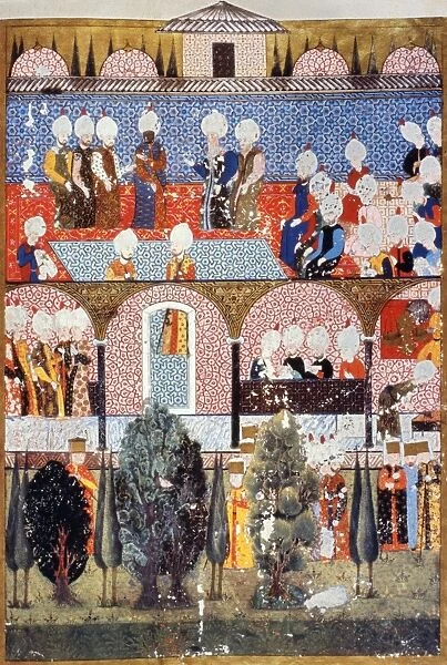 SULEIMANs MINISTERS. Meeting of Sultan Suleiman the Magnificents ministers