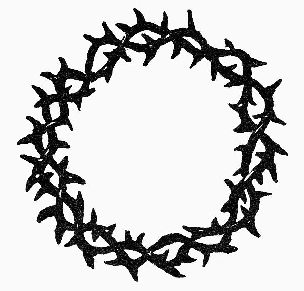 SYMBOL: CROWN OF THORNS. Christian symbol of martyrdom