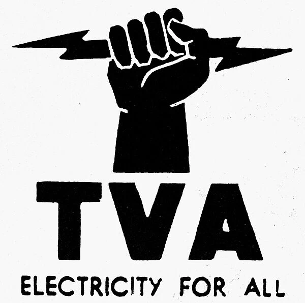 Symbol of the Tennessee Valley Authority, established in 1933 to control floods and improve navigation and generate power along the Tennessee River