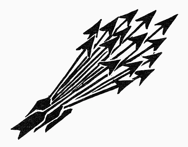 SYMBOL: UNITY. Bundle of arrows, a symbol of unity