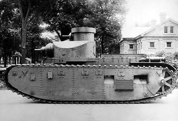 T-1 TANK, 1927. U. S. Army T-1 tank, 1927