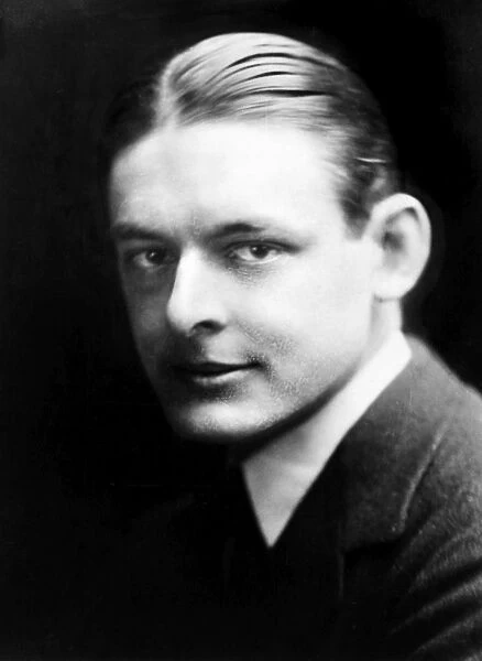 T. S. ELIOT (1888-1965). Thomas Stearns Eliot. American (naturalized British) poet and critic. Photograph, c1920