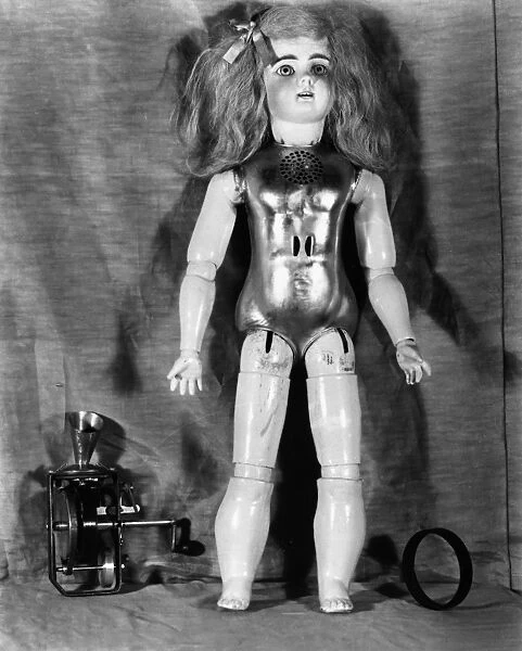 Talking doll invented by Thomas Edison, c1890