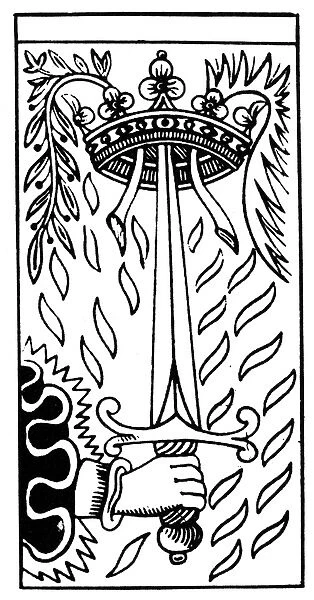 TAROT CARD: ACE OF SWORDS. The Ace of Swords (Struggle)