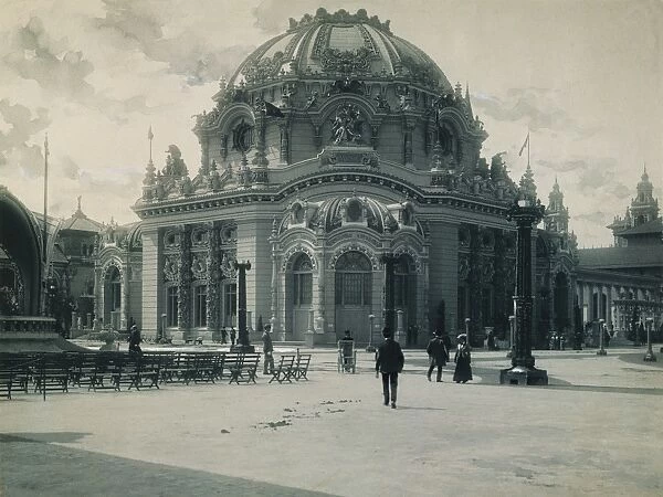 The Temple of Music at the Pan-American Exposition at Buffalo, New York, where President William McKinley was fatally shot on 6 September 1901
