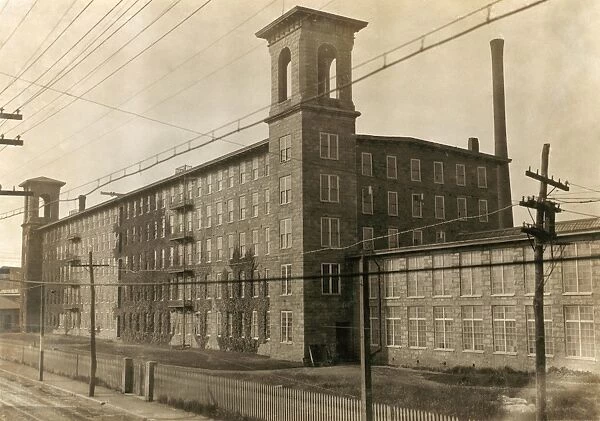 TEXTILE MILL, 1916. The Richard P. Borden Mill in Fall River, Massachusetts