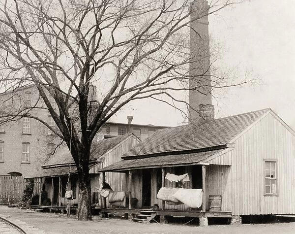 TEXTILE WORKER HOUSING. Housing for the workers at the Floyd Cotton Mill in Rome, Georgia