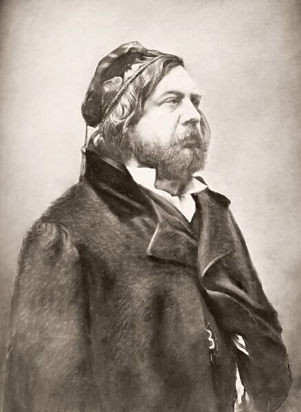 TH├ëOPHILE GAUTIER (1811-1872). French man of letters. Photographed by Nadar, n. d
