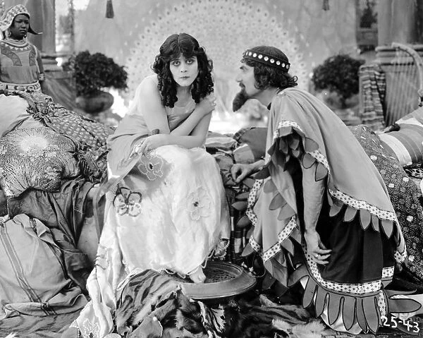 THEDA BARA (1885-1955). N e Theodosia Goodman. American actress. Bara in the title role of Salome, 1918