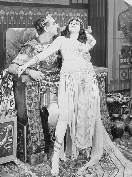 THEDA BARA (1885-1955). Originally Theodosia Goodman. American actress. In the title role of Cleopatra, 1917