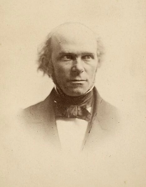 THEODORE PARKER (1810-1860). American Unitarian cleric and abolitionist. Photographed in Boston