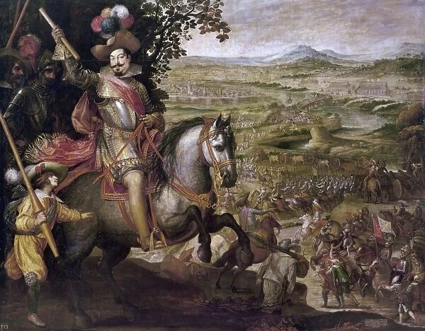 THIRTY YEARS WAR, 1633. Victory of the Spanish troops led by the Duke of Feria