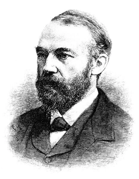 THOMAS HARDY (1840-1928). English novelist and poet. Wood engraving, American, 1888, after an earlier photograph