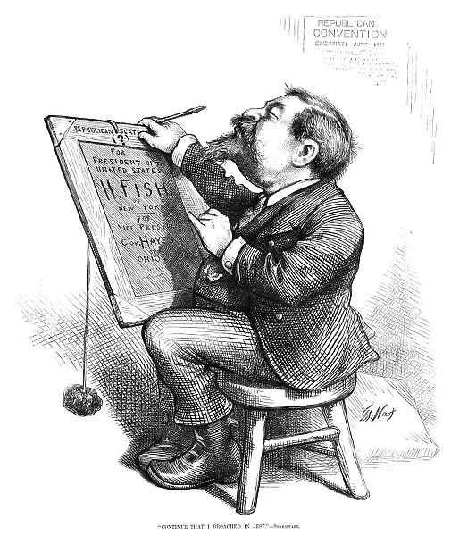 THOMAS NAST (1840-1902). American cartoonist. Continue that I Broached in Jest