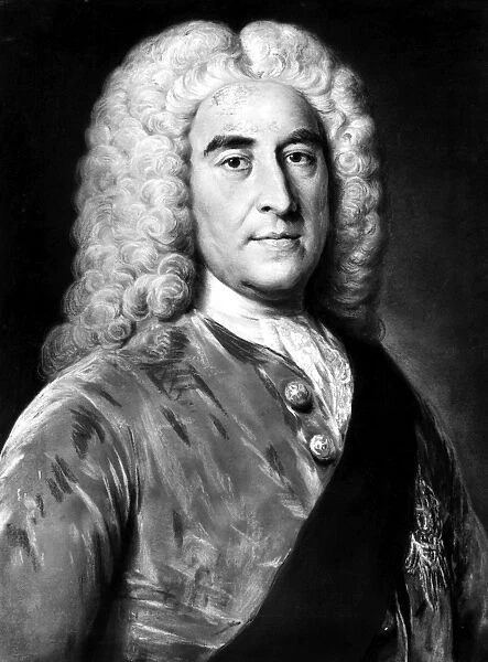 THOMAS PELHAM-HOLLES (1693-1768). 1st Duke of Newcastle. English politician. Pastel