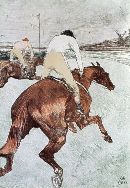 TOULOUSE-LAUTREC, 1899. Le Jockey. Lithograph