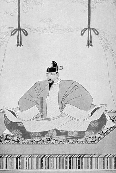 TOYOTOMI HIDEYOSHI (1536-1598). Japanese general and statesman. Painting, 1600