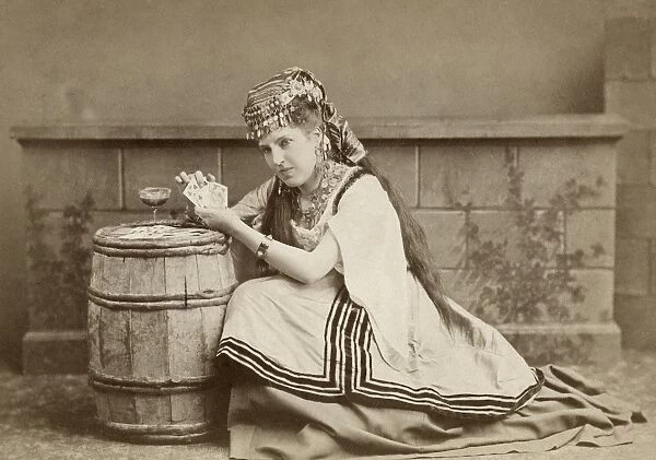 TREBELLI (1838-1892). Zelia Trebelli-Bettini. French opera singer. Photograph, c1870