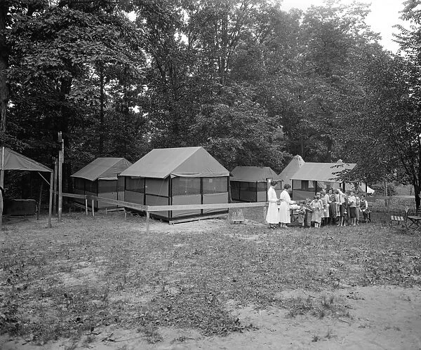 TUBERCULOSIS CAMP. Camp for children with tuberculosis
