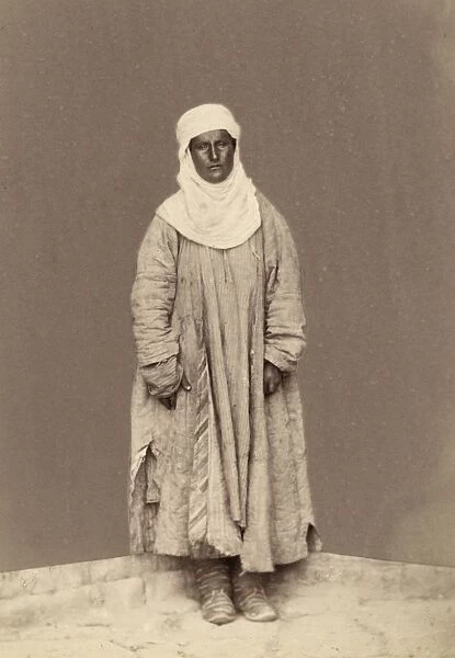 TURKESTAN: MAZANG, c1865. Portrait of a Mazang woman of Turkestan
