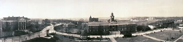 TUSKEGEE INSTITUTE, 1916. A panorama view of Tuskegee Institute in Alabama. Photograph