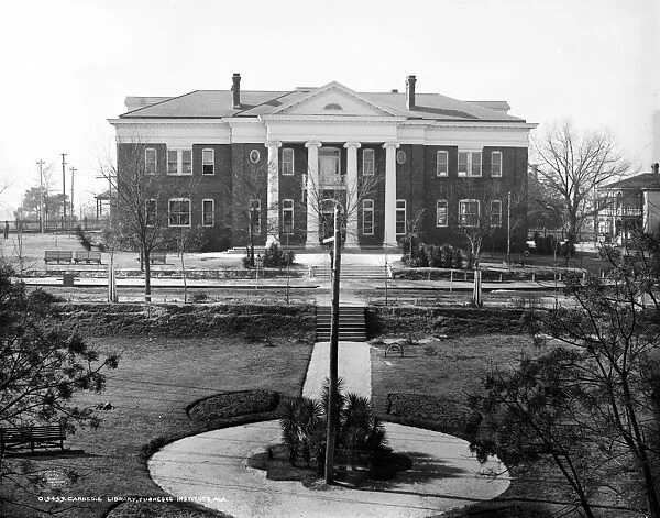 TUSKEGEE INSTITUTE, c1906. The Carnegie Library at the Tuskegee Institute in Alabama